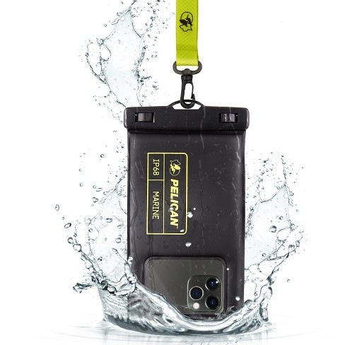 Pelican Marine Waterproof Cell Phone Floating Pouch Hi vis