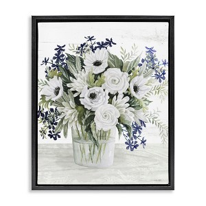 Stupell Industries Mixed White Anemone Vase, 17" x 21" - 1 of 4