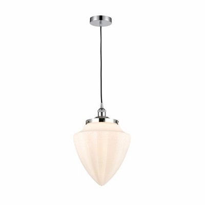 Bullet - 1 Light Cord Hung Mini Pendant In Modern Style-17 Inches Tall and 12 Inches Wide
