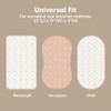 KeaBabies Bassinet Sheet for Baby Girls, Boys, 2-Pack Isla Fitted Bassinet Sheets, Bassinet Mattress Sheets - 2 of 4