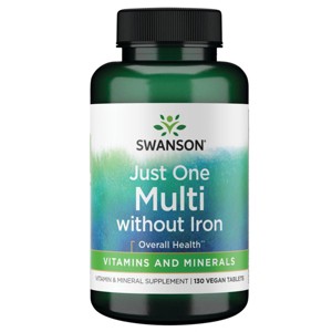 Swanson Just One Multi - Without Iron 130 Tablets. - 1 of 1