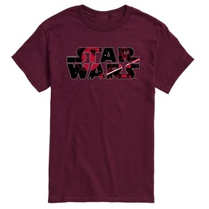 Men's - Star Wars - Logo Darth Vader Short Sleeve Graphic T-Shirt - 1 of 4