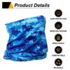 Unique Bargains Breathable Fishing Cycling Sunscreen Bandana Neck Gaiter Face Masks 2 Pcs - 4 of 4