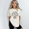 Simply Sage Market Women's Flowers and Coffee Please Short Sleeve Garment Dyed Tee - 2 of 2
