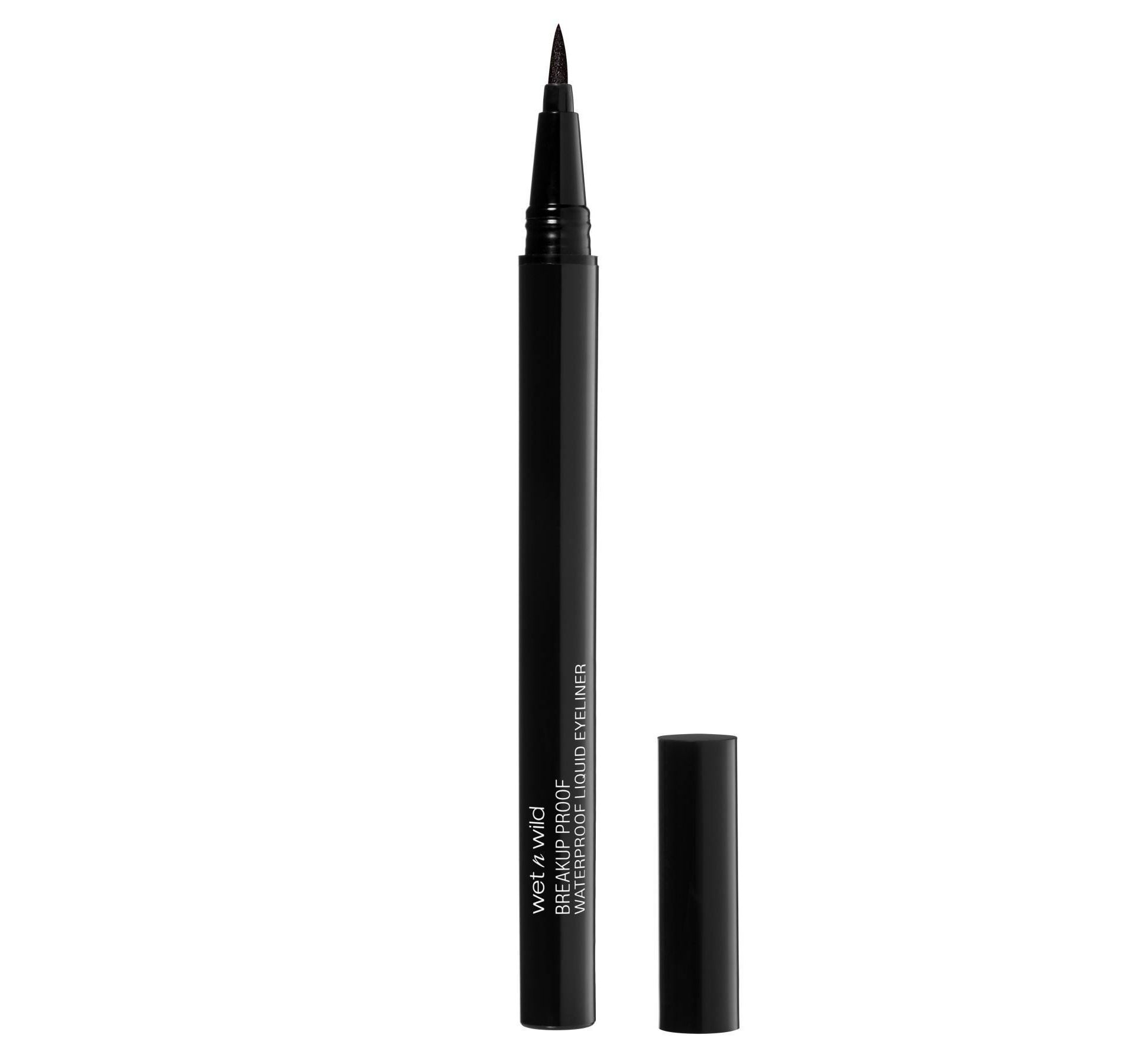 Wet n Wild Megalast Breakup-Proof Liquid Eyeliner – Black - 0.03 fl oz: Vegan, Defining, Matte Finish