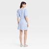 Women's Linen Short Sleeve Mini Sundress - A New Day™ - 2 of 3