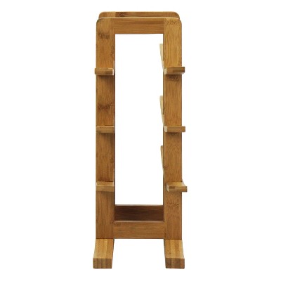Natural Bamboo 12-Bottle Countertop Wine Rack
