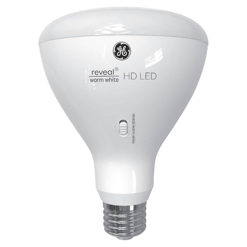 GE 8 Watts Color Select Warm White or Reveal Medium Base Reveal LED Indoor Floodlight Bulb, 4 of 7