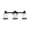 Livex Lighting Middlebush 3 - Light Vanity in  Black - 3 of 4