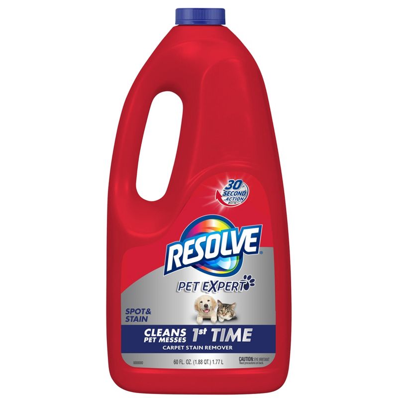 Resolve Pet Stain & Odor Carpet Cleaner Refill, 60 FL Oz Bottle, 1 of 7