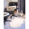 Luxe Gordon Faux Sheepskin Single Rug | 2'x3' - 4 of 4
