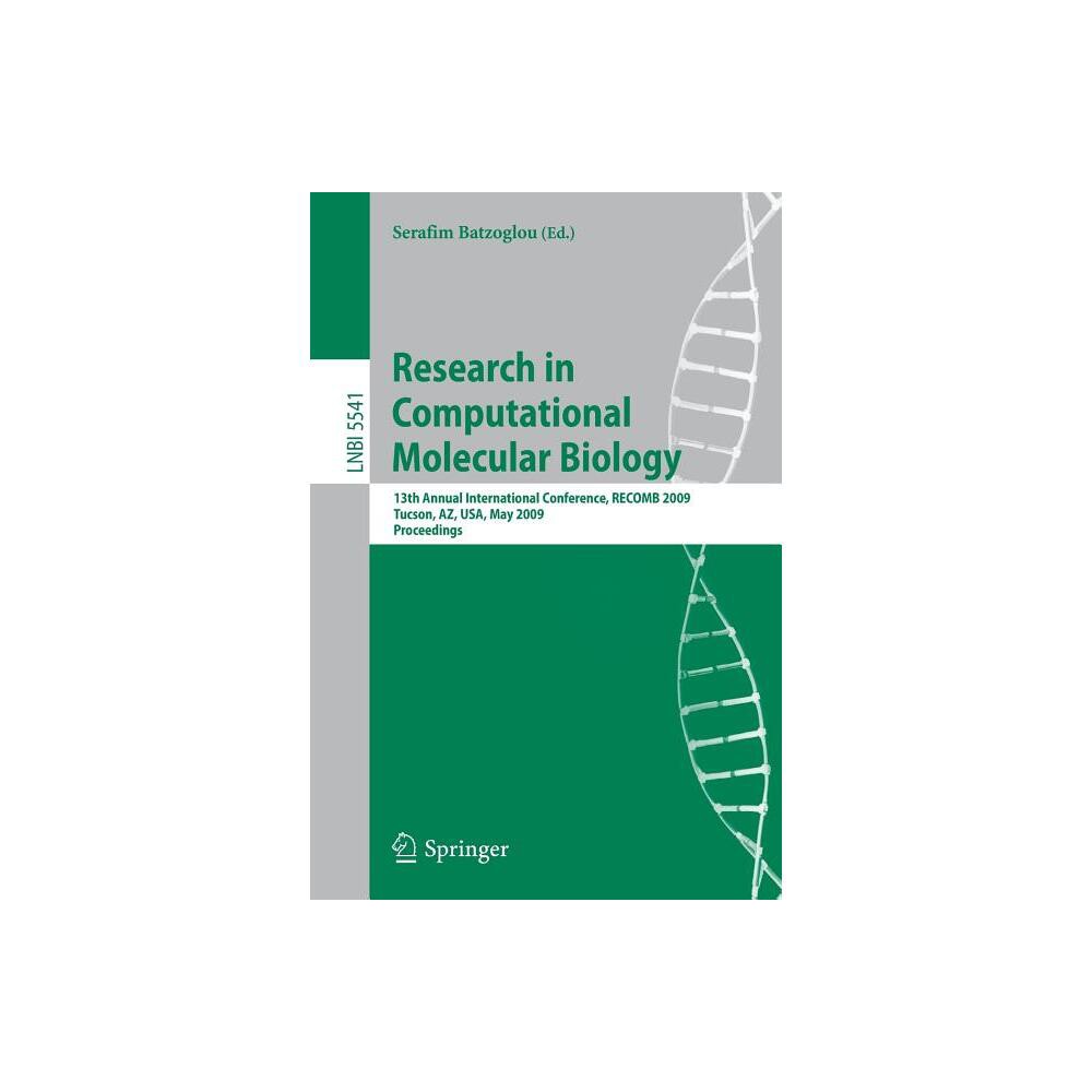 Research in Computational Molecular Biology - by Serafim Batzoglou (Paperback)