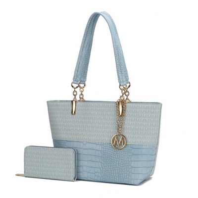 MKF Collection Sasha Tote Women’s Vegan Leather Spacious Interior Handbag by Mia K