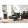 Ridstar Modern Indoor Upholstered Accent Chair with Backrest and Armrests for Bedroom, Living Room & Office-Green - 2 of 4