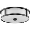 Progress Lighting Gilliam 3 - Light Flush Mount in  Matte Black - 2 of 3
