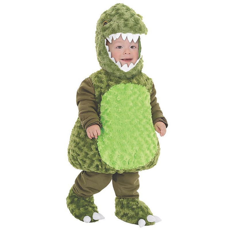 Halloween Express Toddler T-Rex Costume - Size 2T-4T - Green, 1 of 2
