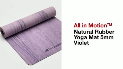 Natural Rubber Yoga Mat 5mm Violet - All in Motion™