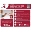 Baby Fanatic Wood Rattle 2 Pack - NCAA Alabama Crimson Tide Baby Toy Set - 3 of 4