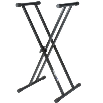 Quik Lok T-20BK X Stand for Keyboard. Single Tier Double Brace
