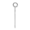 Black Bow Jewelry Sterling Silver, Jersey Collection, Large Number 90 Pendant - 2 of 4