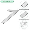 Unique Bargains 304 Stainless Steel Polished Surface Rust Corrosion Resistant House Number 1 Pc - 2 of 4