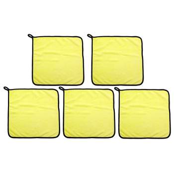 Unique Bargains Absorbent Synthetic Drying Chamois Towel Car Auto Wash  Cleaning Cloth 17x12.6x0.08 Yellow : Target
