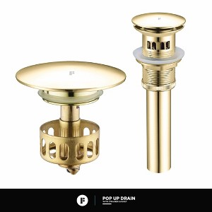 Fine Fixtures Pop Up Drain With Strainer Basket - 1 of 4