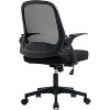 Office Desk Computer Gaming Ergonomic Chair with Lumbar Back Support Adjustable Height Swivel Wheels Flip-up Arms Mesh Chair for Home or Office - 2 of 4