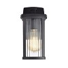 Chloe Lighting Evie Transitional 1 Light Textured Black Outdoor Wall Sconce 11" Height - 2 of 4