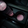 Anna-Kaci 2-Piece Round Rhinestone Car Cup Holder Coaster with Non-Slip Textured Surface - 3 of 4
