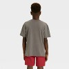 Boys' Five Nights at Freddy's Oversized Short Sleeve Graphic T-Shirt - Gray - 3 of 4