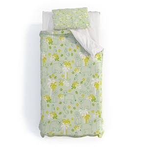 Deny Designs 3pc Twin/Twin XL marufemia Green safari Duvet and Sham Set - 1 of 4