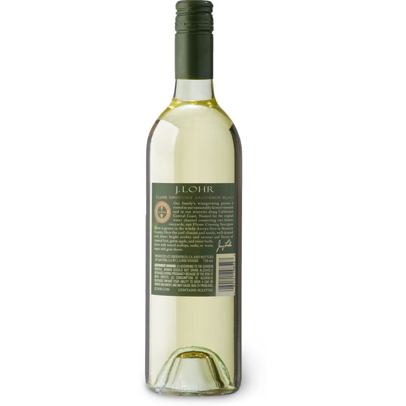 J. Lohr Estates Flume Crossing Sauvignon Blanc - 750ml Bottle, 3 of 6