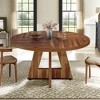 NicBex 47.24" Round Dining Table Modern Center Table with Wood Tabletop for Living Room & Balcony - 4 of 4