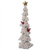 Transpac Resin 13.5 in. Holiday Cardinal Tree - 2 of 4