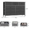 Jojoka Dresser TV Stand, 10 Drawer Dresser for Bedroom with Power Outlet, Chest of Drawers - 3 of 4