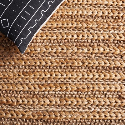 Handwoven Natural Jute 10' x 14' Reversible Area Rug