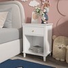KTMBDW 26.77''H Rustic Farmhouse Bedroom Nightstand with 1 Drawers and an Open Cubby, Wooden Bedside Table for Bedroom, Office, or Living Room - 4 of 4