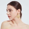 Boho Ball Tassel Statement Dangle Earrings for Women Girls Vintage Flower Heart Shaped Beaded Chandelier Drop Dangling Earring Indian Gifts - 4 of 4