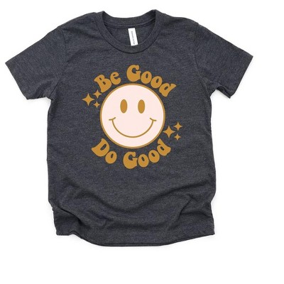 The Juniper Shop Be Good Do Good Smiley Face Girls' Short Sleeve Tee