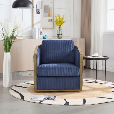 NicBex Swivel Accent Chair Modern 360 Degree Barrel Chair Club Chair Leisure Arm Chair Sofa Chair for Living Room, Bedroom, Office