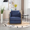 Sapphtopaz Accent Chair Swivel Barrel Chair for Living Room Comfy Lounge Chat Chair 360 Degree Rotation Seat for Bedroom, Office - 4 of 4