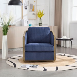 NicBex Swivel Accent Chair Modern 360 Degree Barrel Chair Club Chair Leisure Arm Chair Sofa Chair for Living Room, Bedroom, Office - 1 of 4