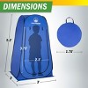 Wakeman Kid Size Mini Pop Up Changing Tent - 2 of 4