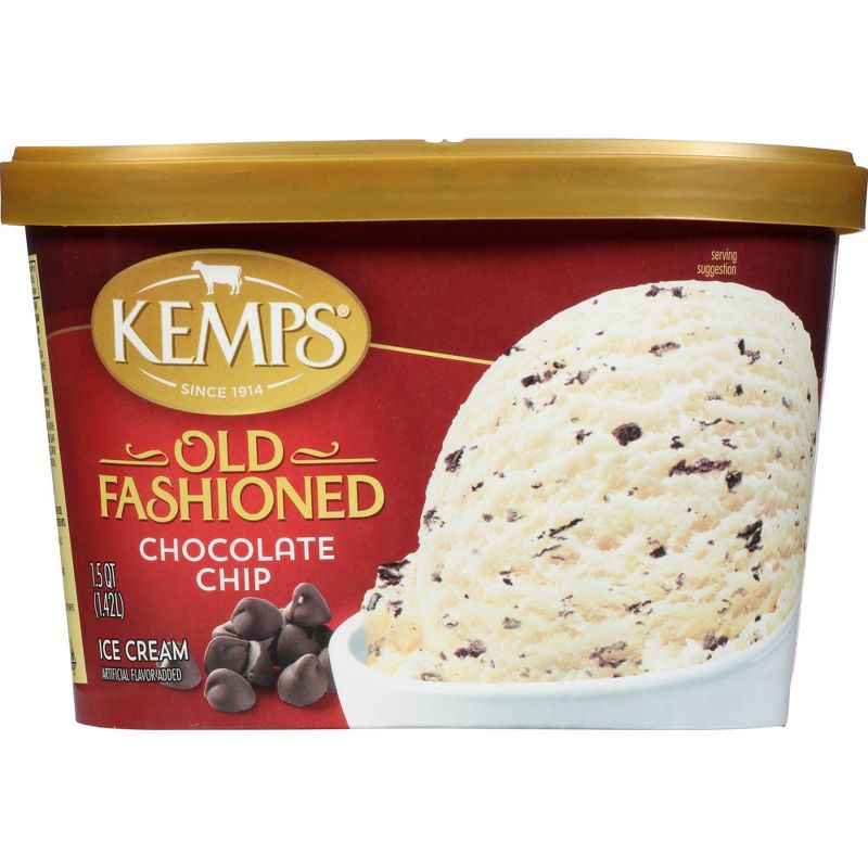 Kemps Chocolate Chip Ice Cream - 48 fl oz, 3 of 7