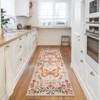 Lahome Modern Butterfly Floral Short Pile Velvet Rectangular Indoor Area Rug - 4 of 4