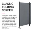 Proman Galaxy II Large Room Divider (Grey, 74.25" width), optimized for listings and under 150 characters: - 2 of 4