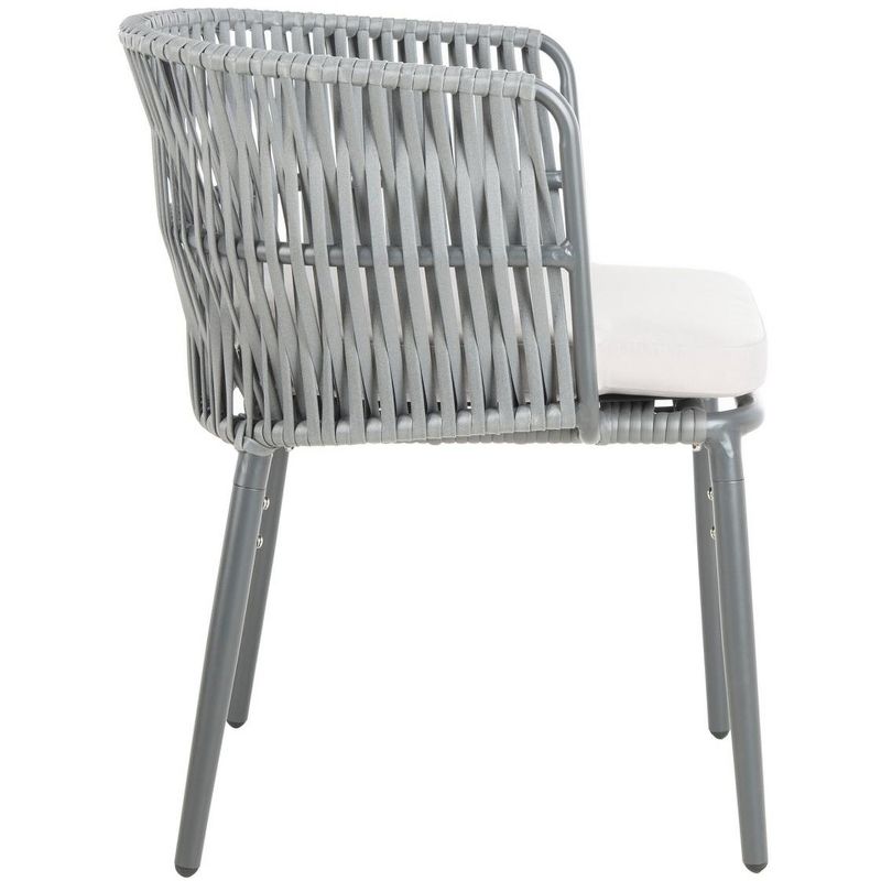 Kiyan Rope Chair (Set of 2) - Grey - Safavieh., 5 of 10