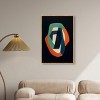 Art Remedy Distortion in Typefaces Contemporary Shapes Abstract Wall Art Framed - 2 of 4