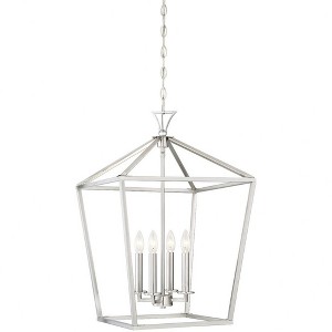 Savoy House Townsend 4 - Light Chandelier in  Satin Nickel - 1 of 4